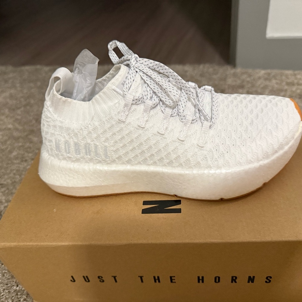 NOBULL White Knit Sneakers